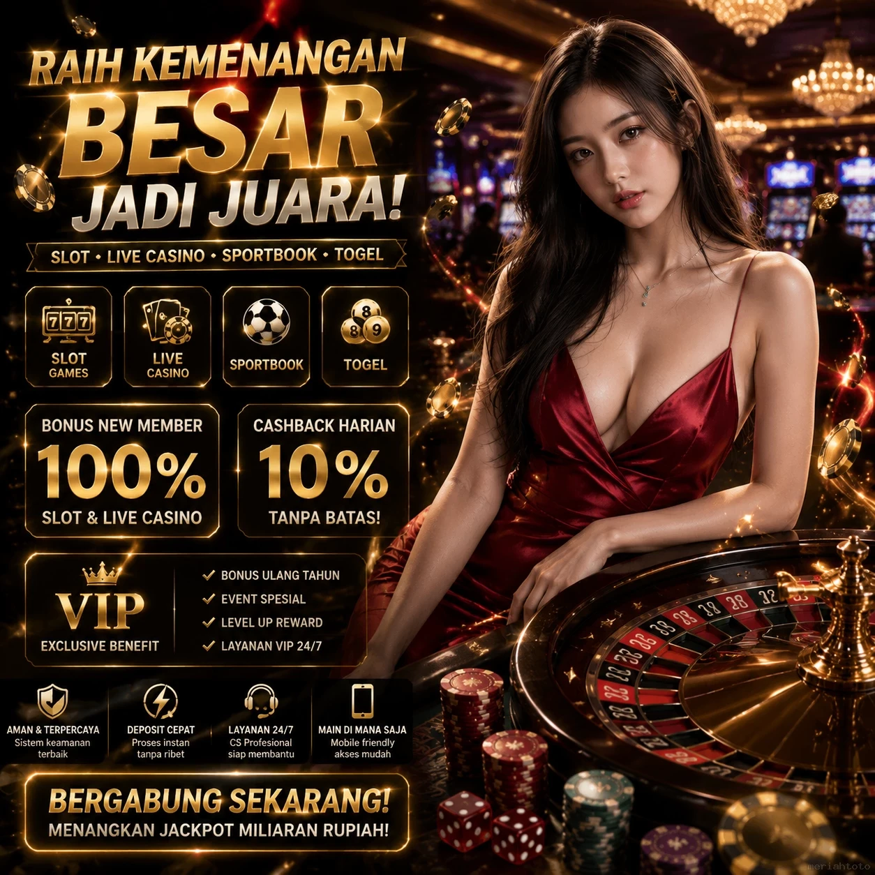 meriahtoto Fitur Menarik